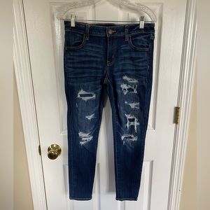American Eagle Outfitters Distressed Blue Jeans
